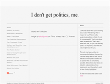 Tablet Screenshot of idontgetpolitics.co.uk
